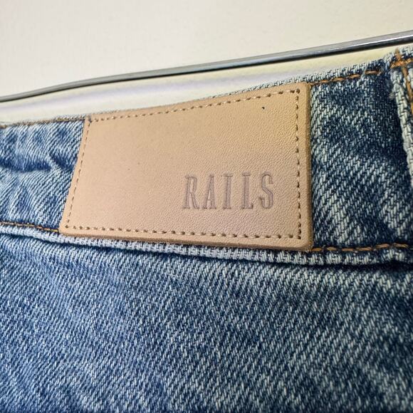 RAILS The Topanga High Rise Straight Denim Jeans 27 - Picture 4 of 9